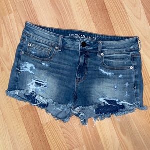 American Eagle “Shortie” Denim Shorts